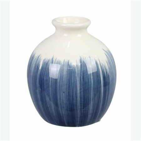 YOUNGS Ceramic Blue Coastal Vase 62030